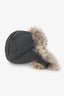 Canada Goose Grey Down Fur Hat Size XL