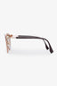 Fendi Red/Gold Toned Cat Eye Sunglasses