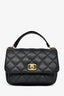 Pre-Loved Chanel™ 2019 20 Black Leather CC Small Affinity Business Flap Bag