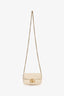 Gucci White Leather GG Marmont Mini Crossbody Bag