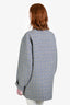 Sofie D'Hoore Grey/Yellow Check Pea Coat Size 38