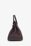 Hermès 2021 Bourgogne Togo Matte Alligator Birkin Touch 25 Rouge Sellier