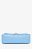 Pre-loved Chanel™ 2022+ Blue Caviar Leather Small Classic Double Flap Bag