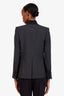 Stella McCartney Grey Wool Single Breasted Blazer Size 38