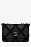 Pre-loved Chanel™ 2020 Black Leather Crochet Chanel™ 19 Wallet On Chain