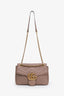 Gucci Taupe Leather Marmont Medium Shoulder Bag