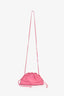 Bottega Veneta Pink Leather Mini Pouch Bag