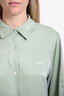Kith Sage Green Satin Shirt Size XL + Pants Size M Set