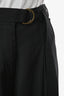Ulla Johnson Black Lightweight Belted Wide-Leg Pants Size 6