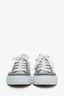 Brunello Cucinelli White Cotton Knit Sneakers Size 36.5