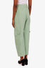 Ganni Green Cotton Balloon Pant Size 40