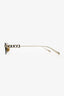 Gucci Grey Rectangular Logo Frame Sunglasses