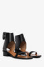 Celine Black Leather Wrap-Around Flats Size 9