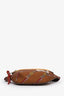 Gucci x North Face Brown Nylon Equestrian Print Belt Bag