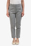 Max Mara Grey Tapered Leg Trousers Size 2