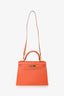 Hermès 2011 Orange Epsom Kelly Sellier 28 GHW