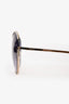 Emilio Pucci Gold Tone Cat Eye Sunglasses