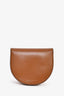Sac bandoulière « Monile » en cuir marron Marni