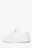 Ganni White Leather Sporty Mix Monochrome Sneakers Size 36