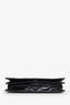 Christian Dior 2009 Black Quilted Cannage Patent Leather Lady Dior Wallet on Chain