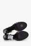 Pre-loved Chanel™ Black/Gold Slingback Heel Size 36.5C