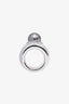 Christian Dior 18K White Gold Grey Tahitian Pearl Diamond Ring Size 48