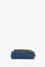 Versace Blue/Gold Denim Medusa Chain Detail Shoulder Bag