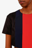 Gucci Black/Navy/Red Nylon Web Cropped Top Size 38