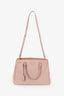 Prada 2013 Blush Saffiano Double Zip Medium Galleria Tote with Strap
