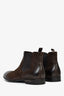 Prada Brown Suede Chelsea Boots Size 8 Men's