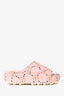 Gucci x Pikarar Pink Rubber Shiba Inu Print Interlocking G Slides Size 37