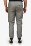 Christian Dior Grey Cotton Blend Drawstring Cuffed Pants Size 46 Mens