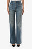 Reformation Blue Denim Front Pocket High Rise Wide Leg 'Alyssa' Jean Size 25