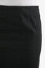 Jupe crayon Gucci en coton noir à plis, taille 40