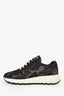 Prada Grey/Black Nylon Camouflage Star Print Sneakers Size 37