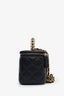 Pre-loved Chanel™ Black Lambskin CC Vanity Top Handle