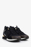 Louis Vuitton Black Suede Monogram Canvas Run Away Sneakers Size 39