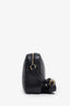 Saint Laurent Black Leather Lou Monogram Camera Bag
