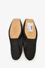 Souliers Martinez Black Leather Flats Size 36