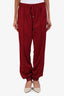 Gucci Red/Cream Track Pants Size S