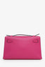 Hermès 2018 Rose Pourpre Swift Leather Mini Kelly Pochette