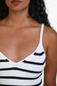 Frame Navy/White Cotton Striped Bralette Size M