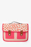 Hermès Pink/Orange Canvas Leather Toile Printed 'Jeux Dans La Jungle' Backpack