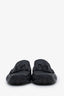 Louis Vuitton Black Grained Leather Loafer Size 42 Mens
