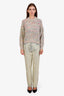 Gucci Bleached Blue Monogram GG Jeans Size 28