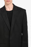 Versace Black Cotton Blend Suit Jacket Size 54 Mens