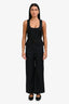 Faithfull The Brand Black Linen Ottavio Pants Size XS