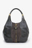 Jimmy Choo Grey Patent and Suede Top Handle Bag