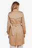 Burberry Brown Kensington Midi Length Trench Coat with Belt Size 6