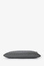 Bottega Veneta Grey Leather Intrecciato Zip Pouch